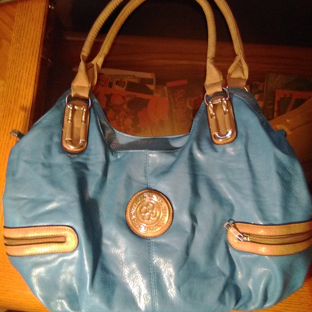 Blue purse